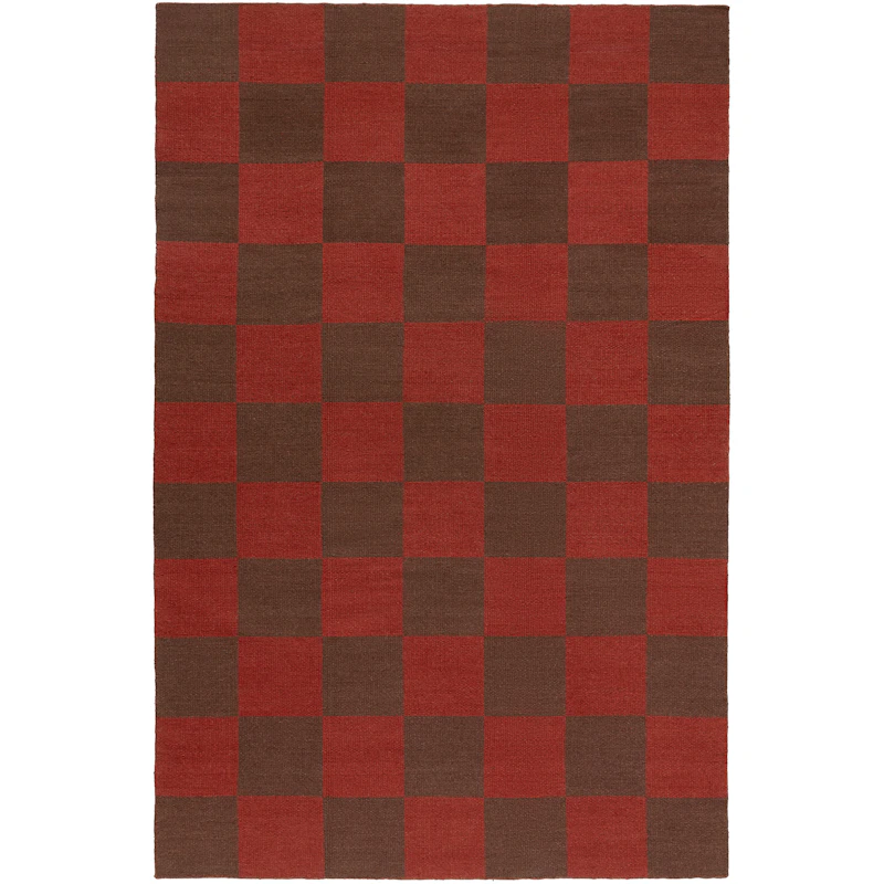 Square Ullmatta 180x270 cm, Röd