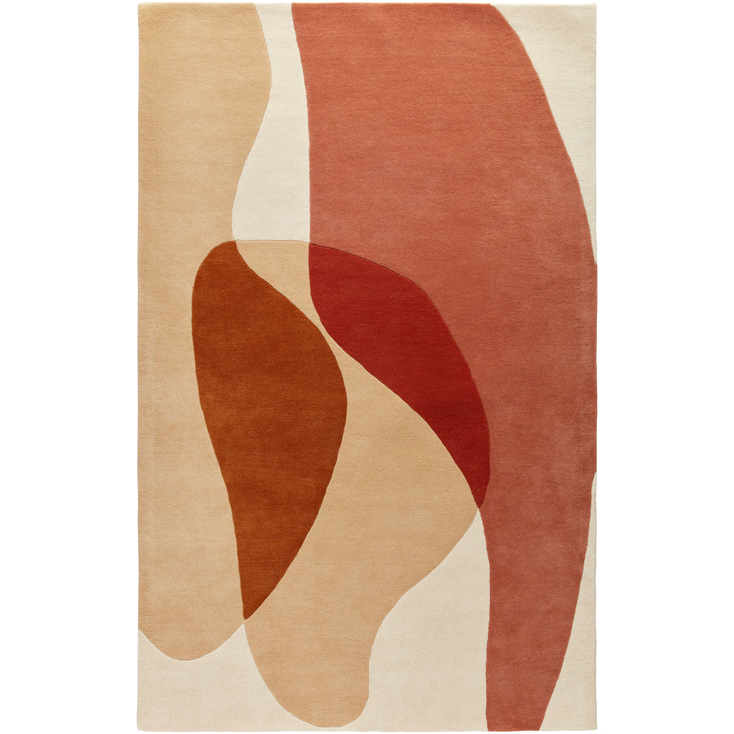 Decotique Tulip Ullmatta 250x350 Cm Dusty Pink - Mönstrade mattor Nyzeeländsk Ull Dammig Rosa