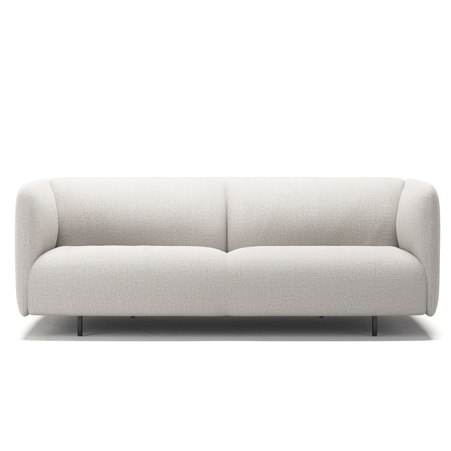 Decotique Urban 2,5-sitssoffa tyg - 2-sitssoffor Boucl&eacute; Calm White