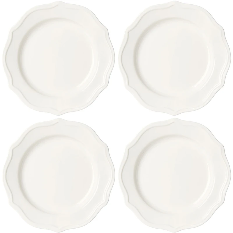 Violette Assiett 20 cm 4-pack, Vit