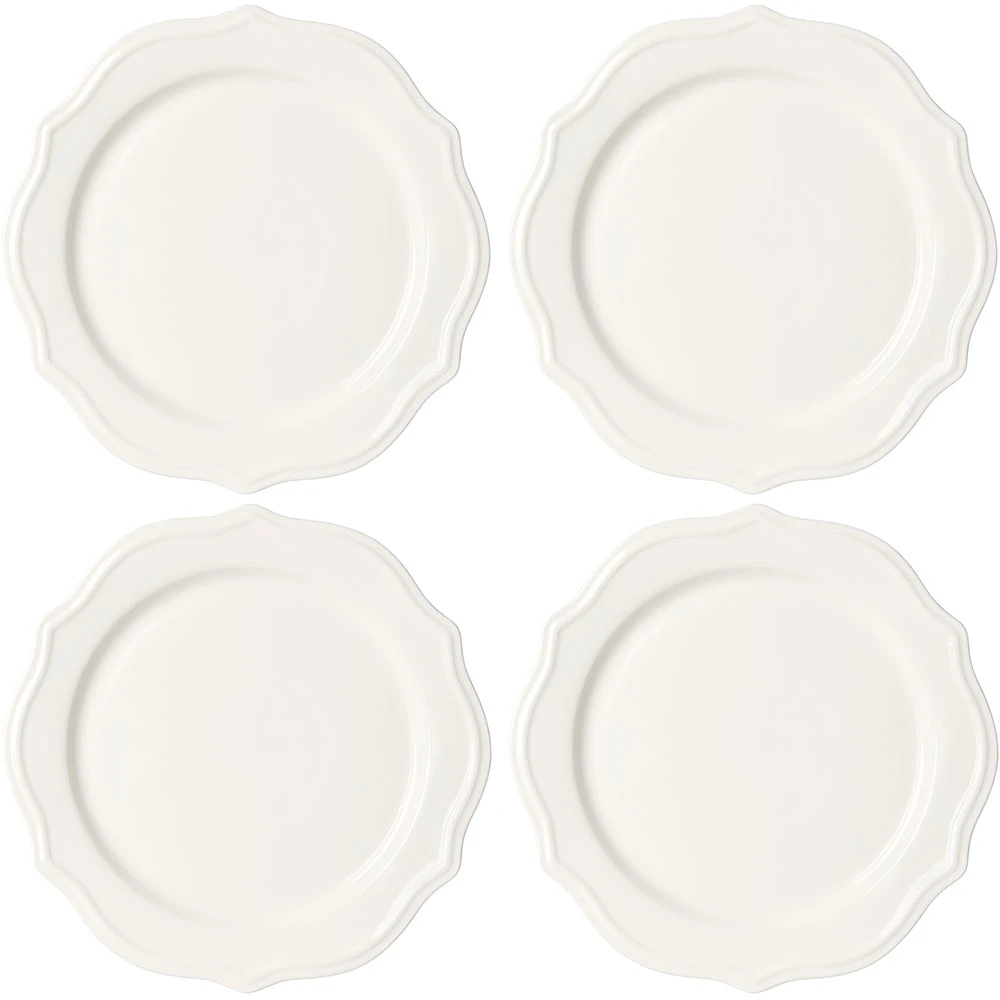 Decotique Violette Tallrik 28 Cm 4-pack - Keramik Vit