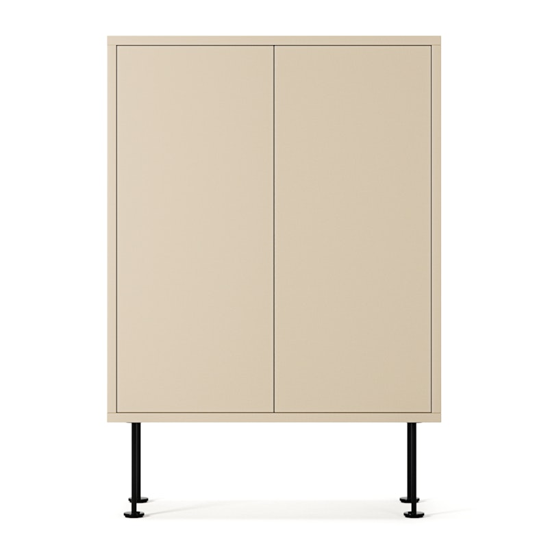 Vogue 64 Skåp, Sand / Svart