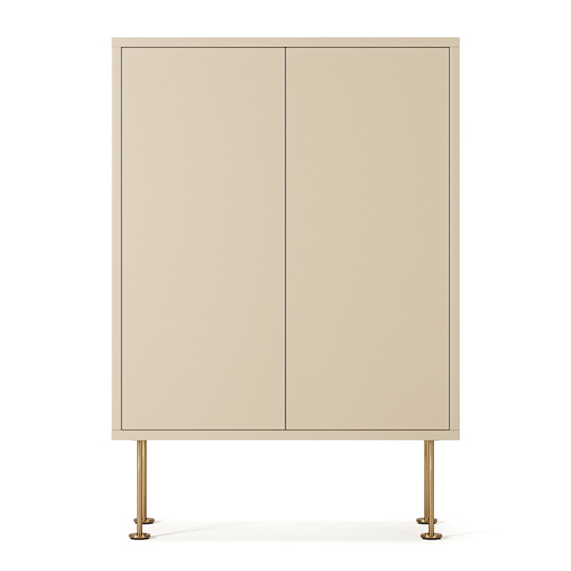 Vogue 64 Skåp, Sand / Mässing