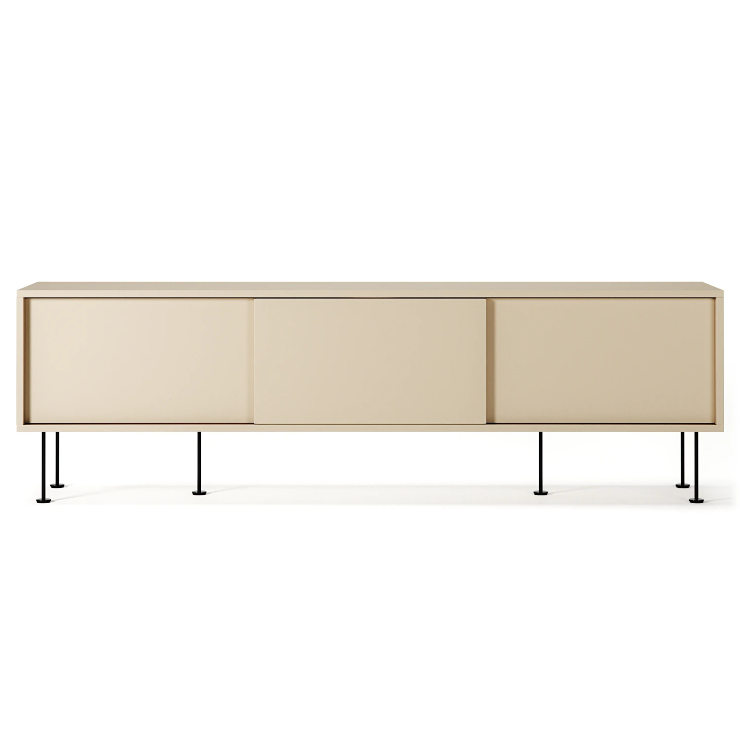 Decotique Vogue Mediab&auml;nk Med Ben 180 Cm / Svart - Tv-b&auml;nkar & mediab&auml;nkar Mdf Sand