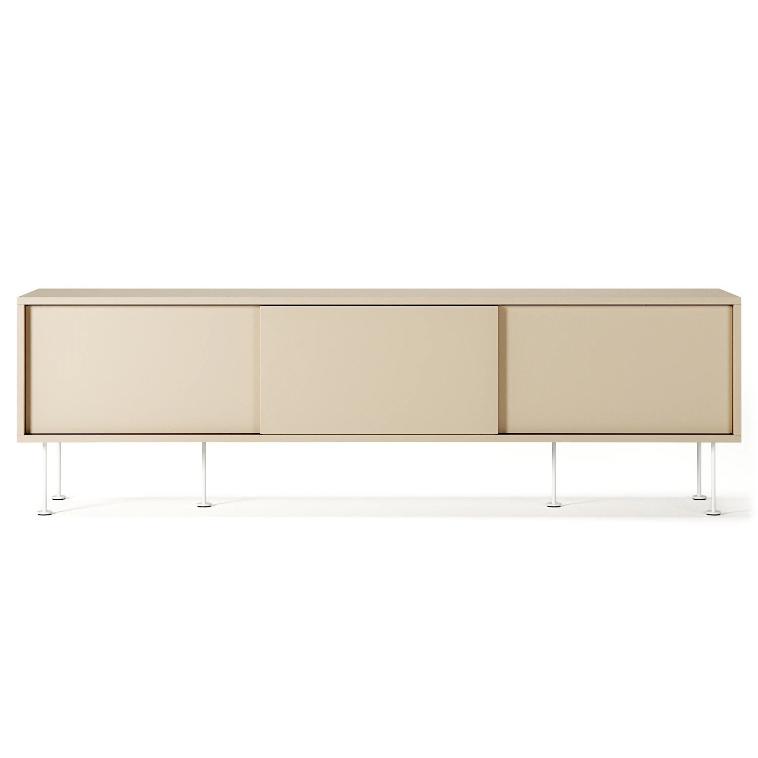Decotique Vogue Mediab&auml;nk Med Ben 180 Cm / Vit - Tv-b&auml;nkar & mediab&auml;nkar Mdf Sand