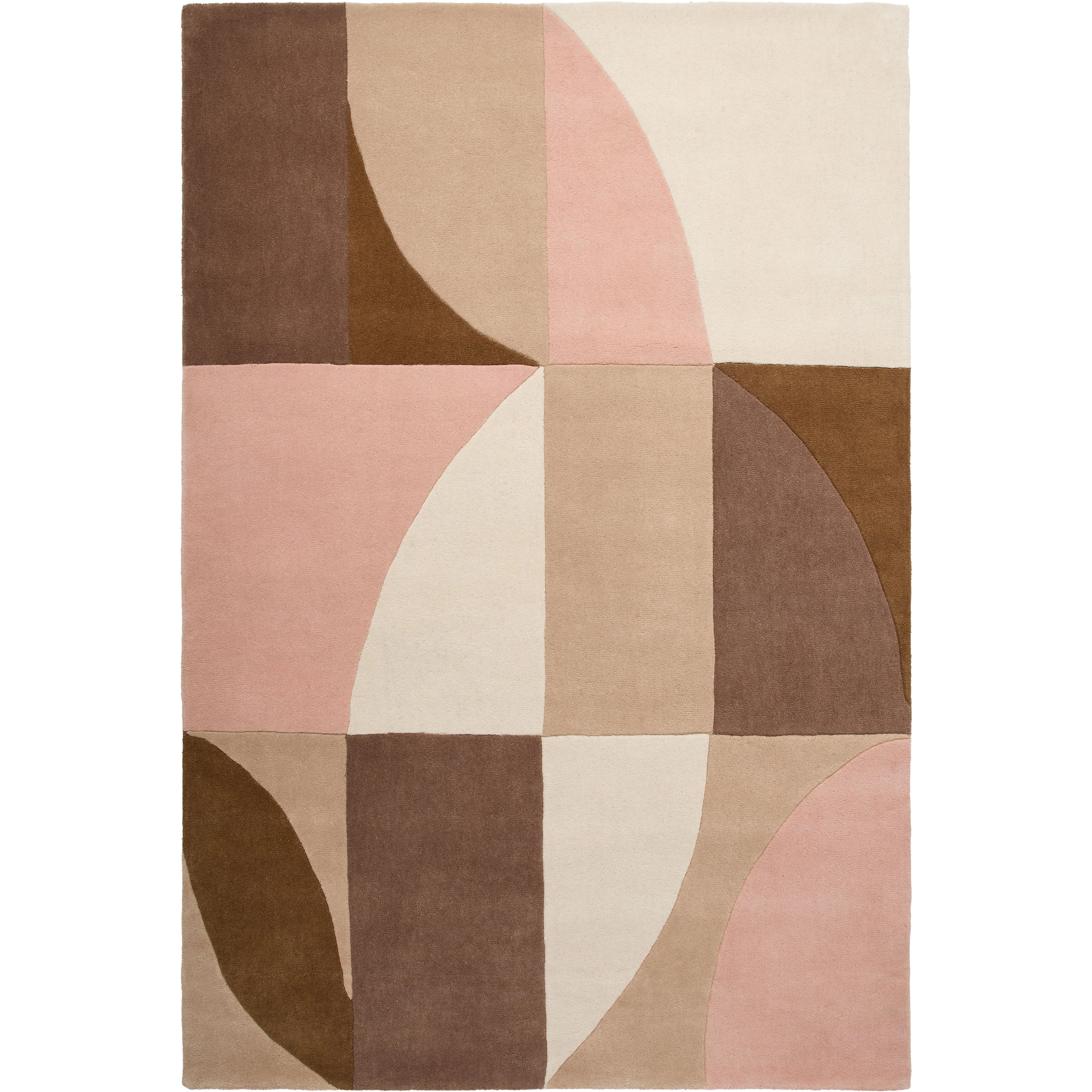Decotique Window matta 250x350 Cm - Mönstrade mattor Ull Beige