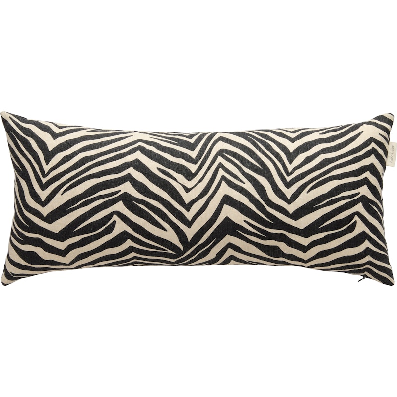 Zebra Kudde 30x70 cm, Svart / Vit