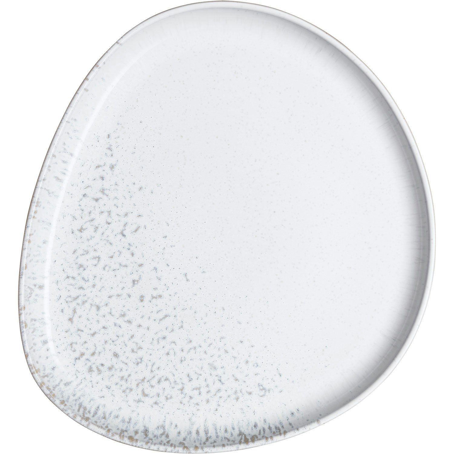 Denby Kiln Organic Serveringstallrik 27x30 Cm - Uppl&auml;ggningsfat Stengods Beige