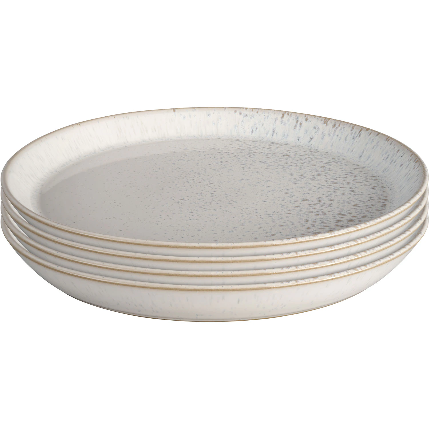 denby kiln tallrik 26 cm 4-pack - stengods beige