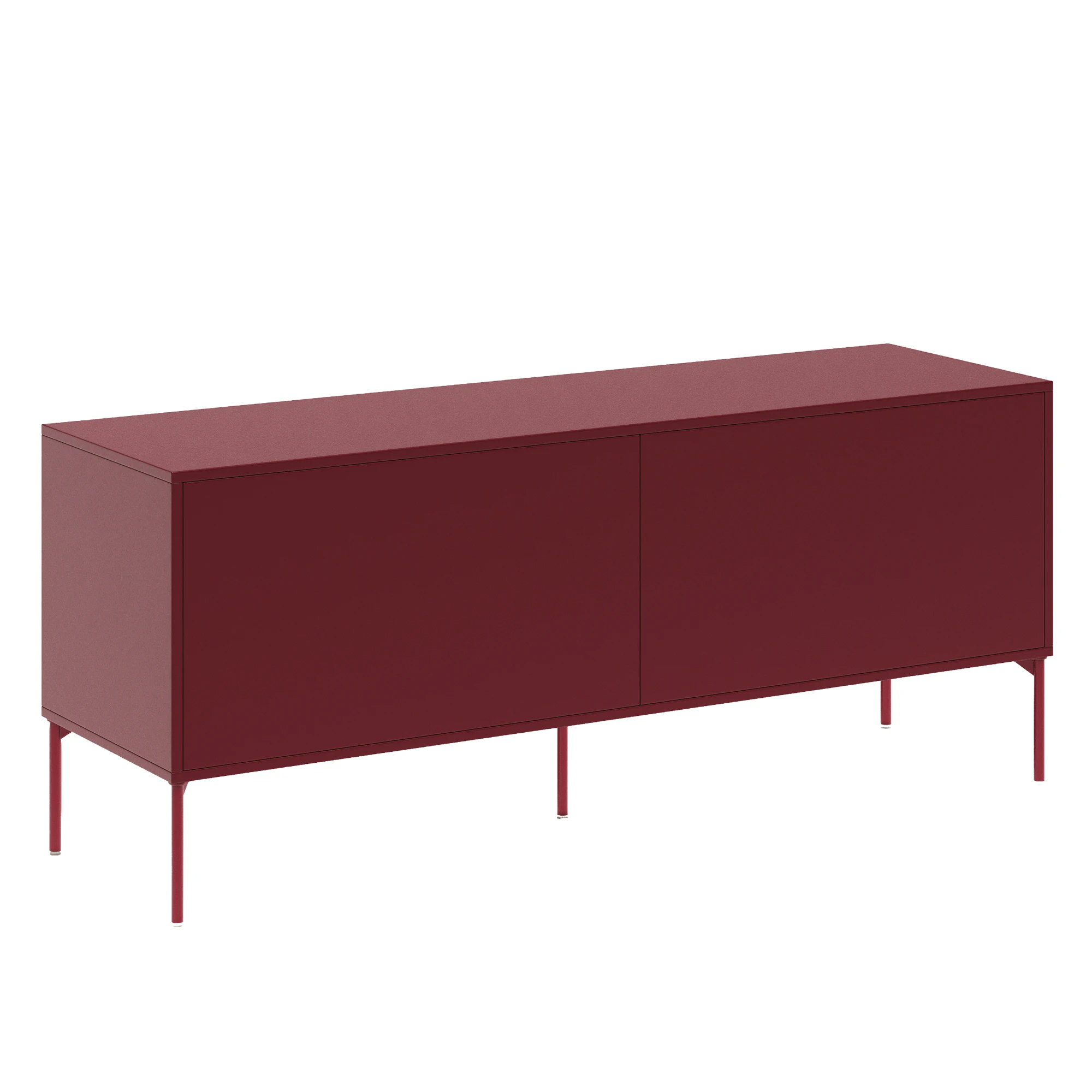 Department Bloc Tv-b&auml;nk 136 Cm - Tv-b&auml;nkar & mediab&auml;nkar St&aring;l Garnet red