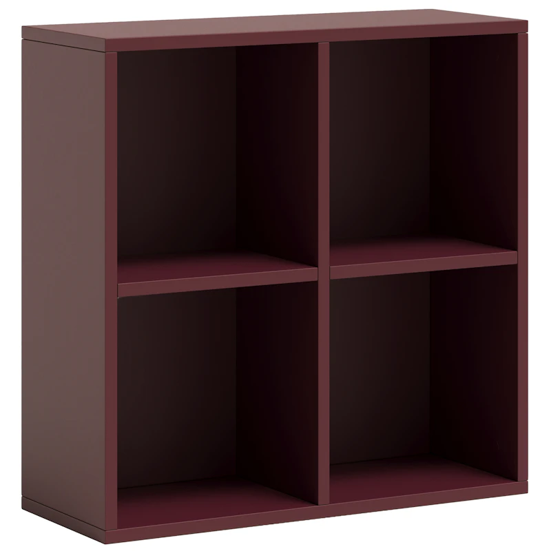 Bloc Väggskåp 62x62 cm, Garnet Red