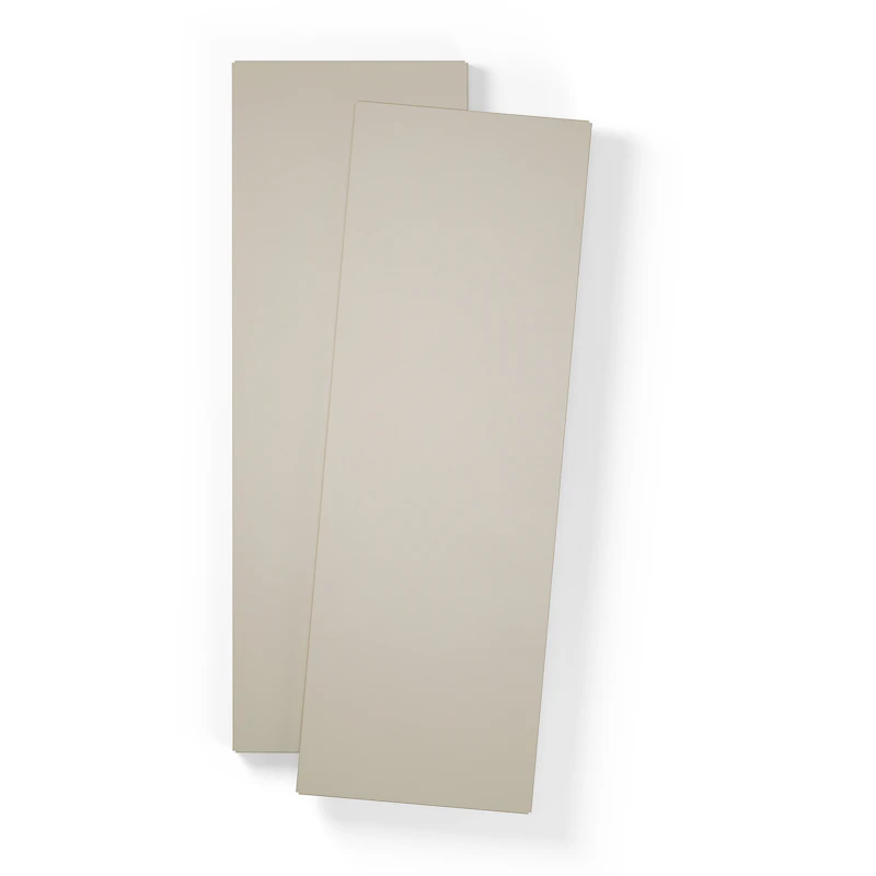 Hyllplan Till Store Skåp Med 2 Dörrar 2-pack, Pebble Grey