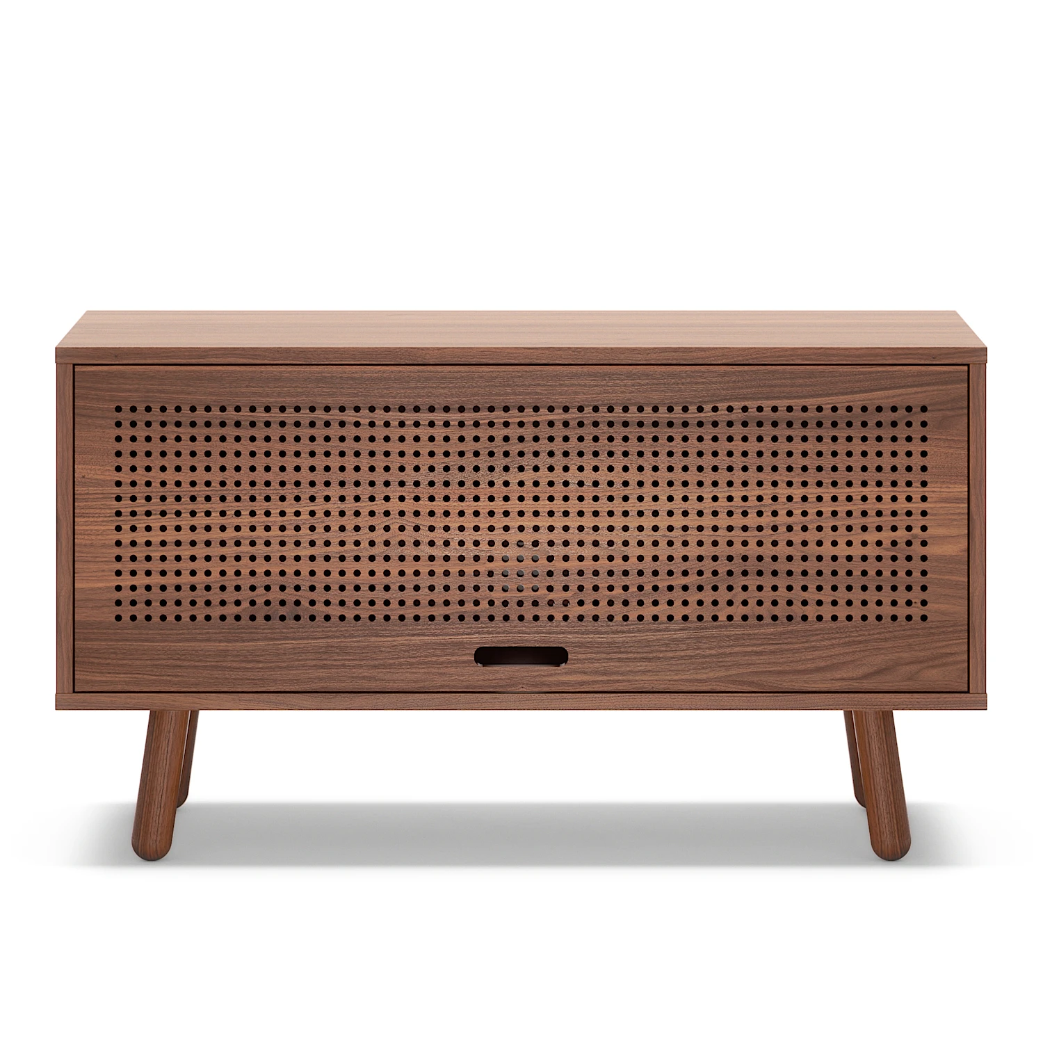 department ray mediabänk 100 cm - tv-bänkar & mediabänkar sfanér valnöt