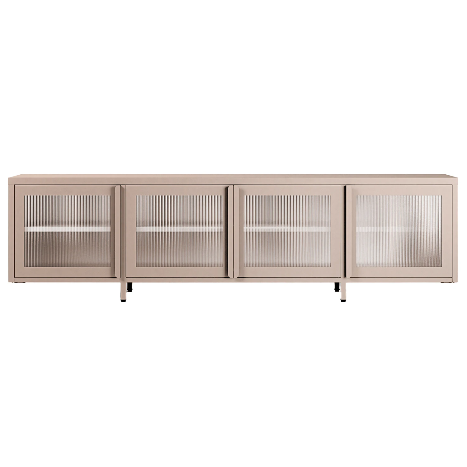 Department Store Mediab&auml;nk 180 Cm - Tv-b&auml;nkar & mediab&auml;nkar Pulverlackat St&aring;l Mushroom