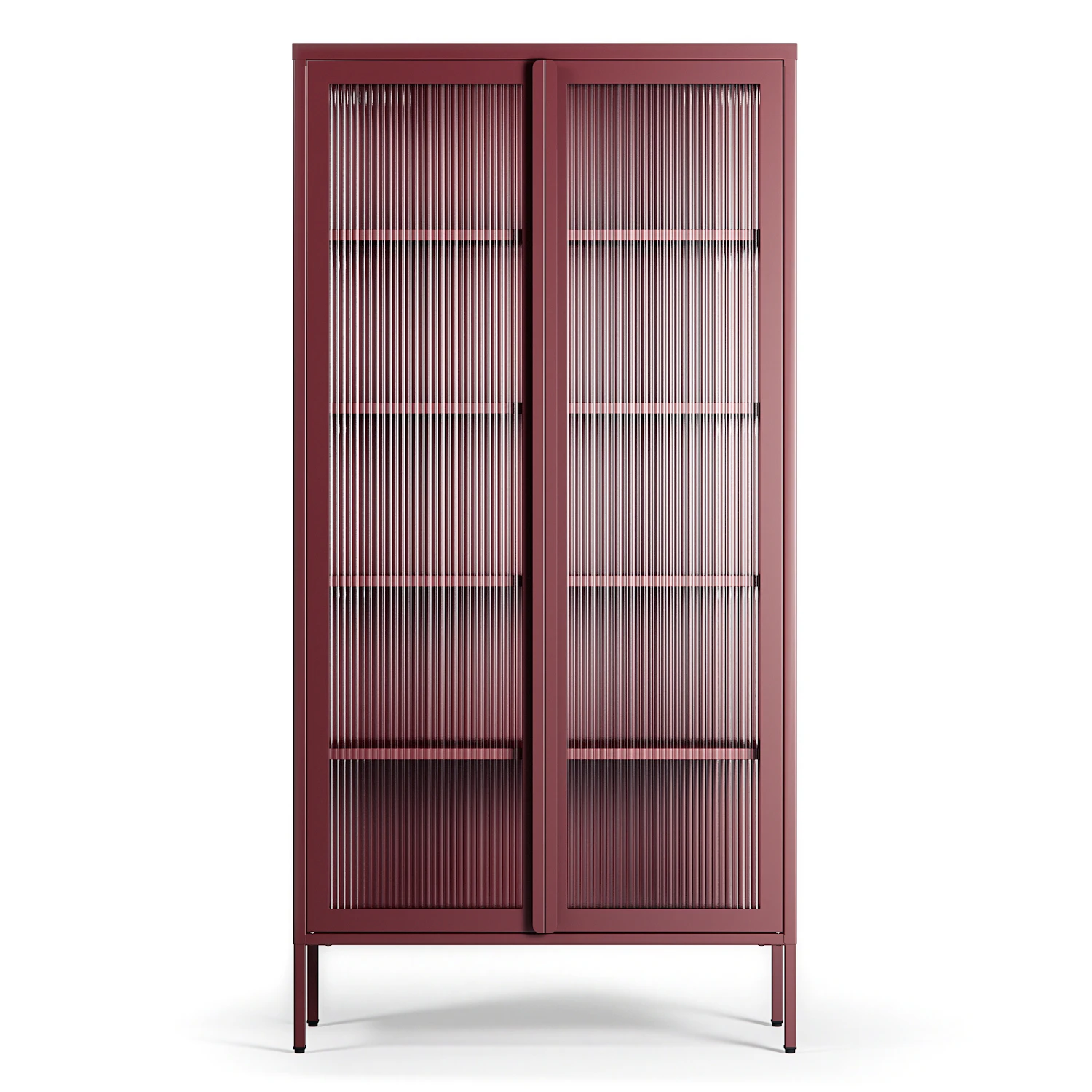 Department Store Sk&aring;p 90x180 Cm - Sk&aring;p & vitrinsk&aring;p Metall Bordeaux