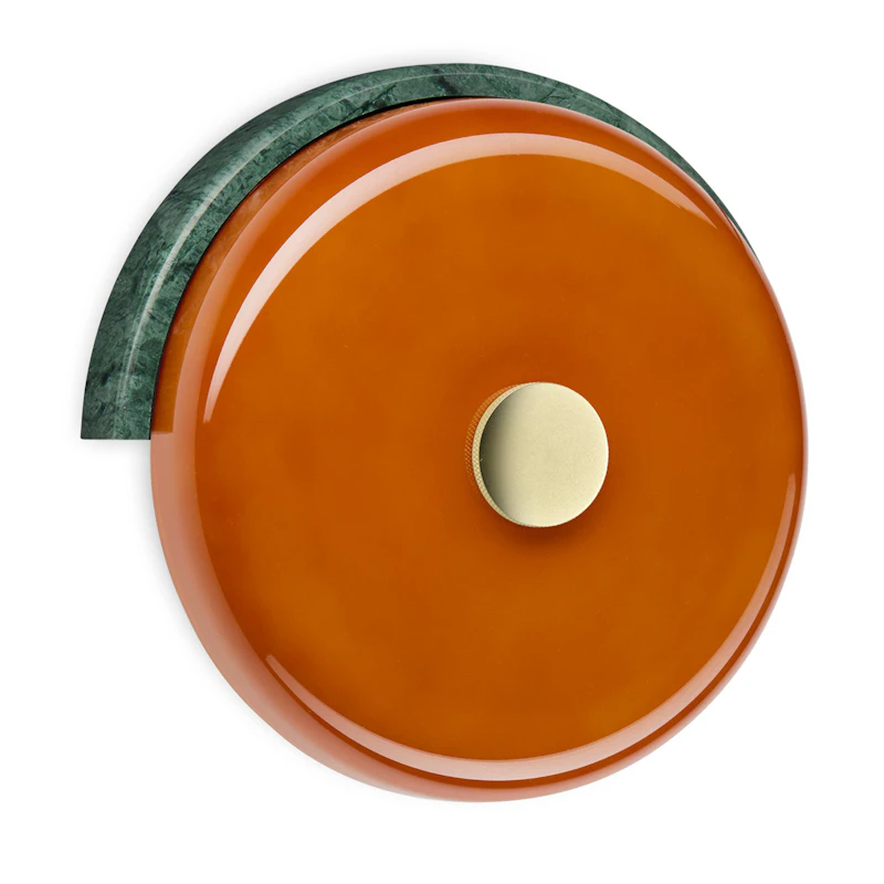 Trip Vägglampa, Marmor Moss / Amber