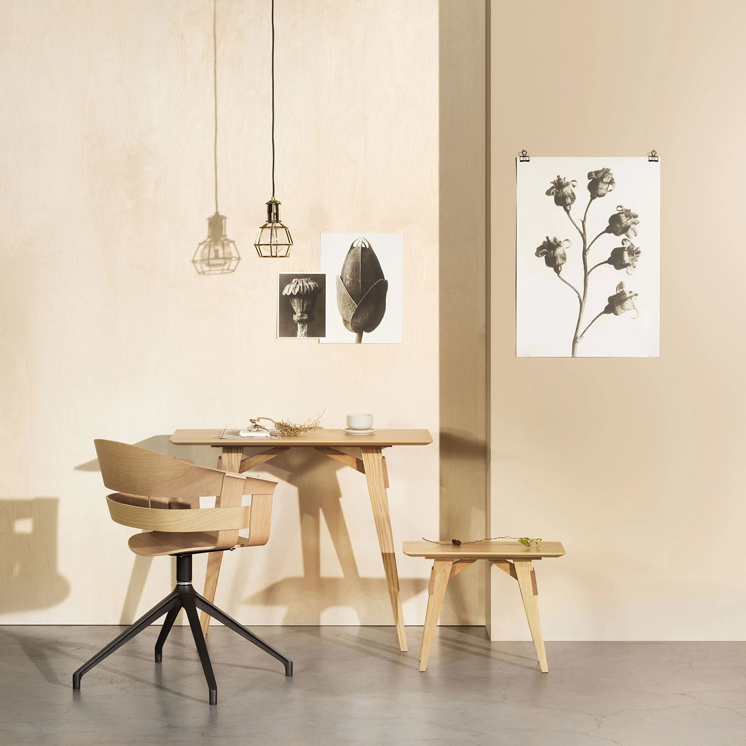Design House Stockholm Arco Sidobord, ek från Design House Stockholm, bild 2