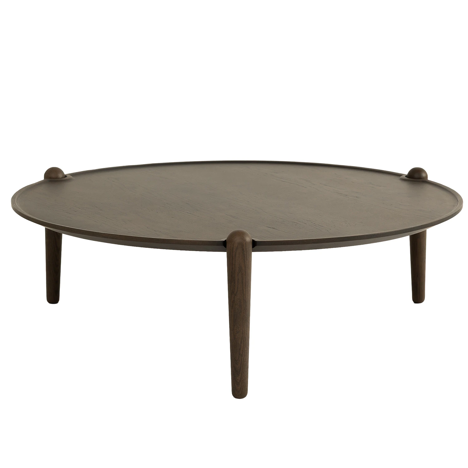 Design House Stockholm Aria Bord &Oslash;90 Cm H30 Cm - Matgrupper Massiv Ek M&ouml;rk Ek