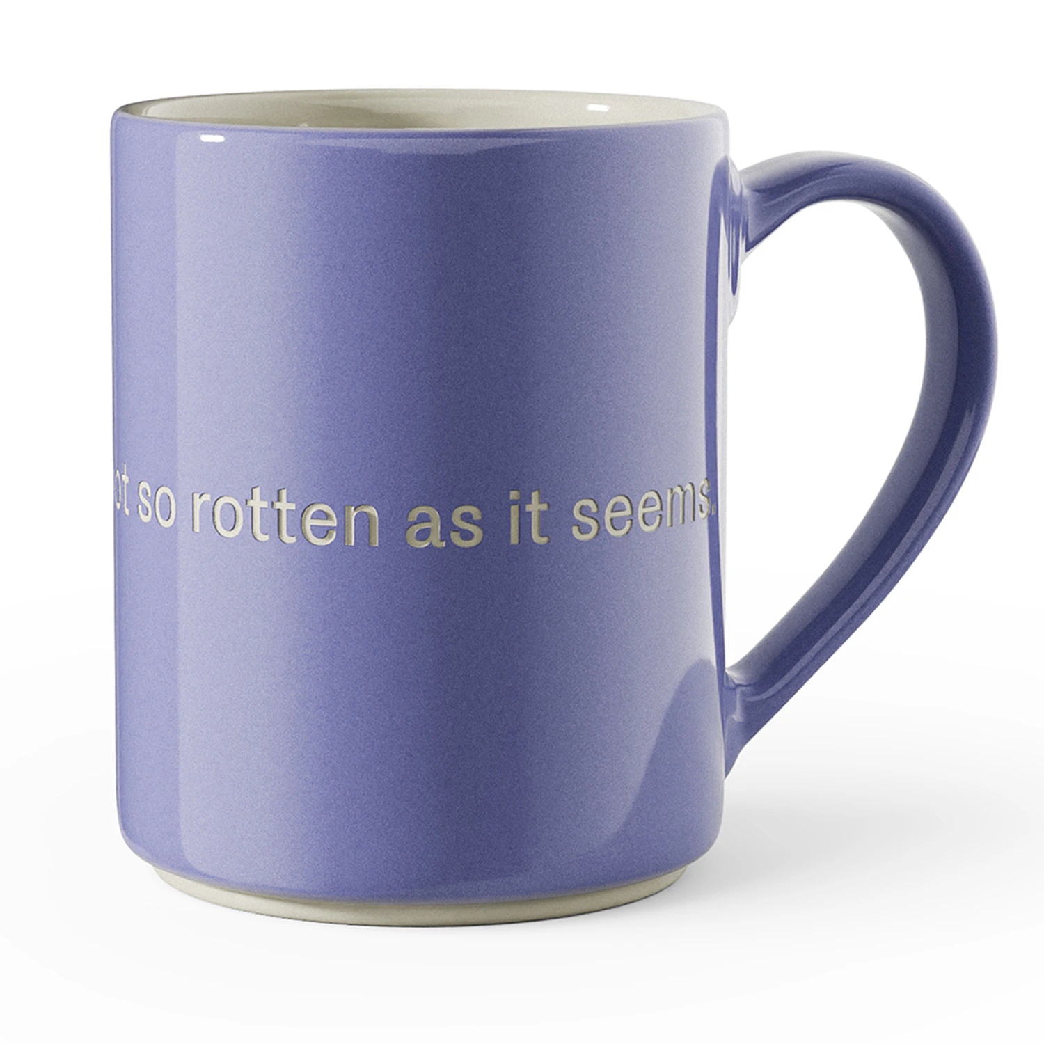 Design House Stockholm Astrid Lindgren Mugg 33 Life Is Not So Rotten As It Seems. - Kaffekoppar