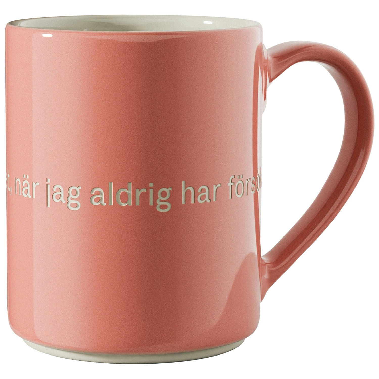 Design House Stockholm Astrid Lindgren Mugg 30 Hur Ska Jag Kunna Veta... - Kaffekoppar New Bone Porslin Persika