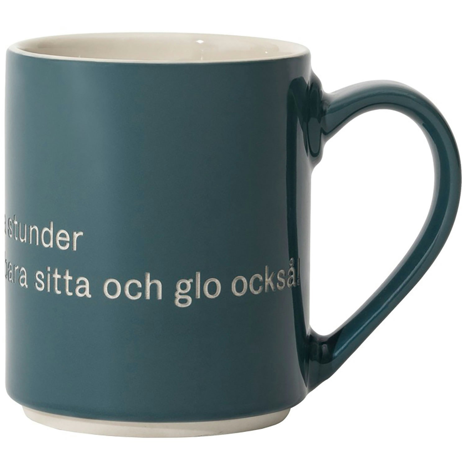 Design House Stockholm Astrid Lindgren Mugg Och S&aring; Ska Man Ju Ha - Kaffekoppar Stengods M&ouml;rkbl&aring;