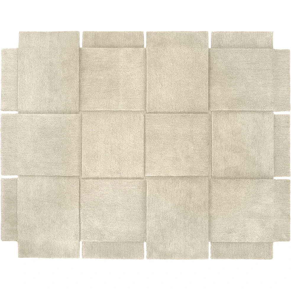 Design House Stockholm Basket Matta 185x240 Cm - Enfärgade mattor Ull Beige
