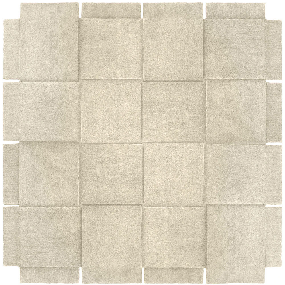 Design House Stockholm Basket Matta 245x245 Cm - Enfärgade mattor Ull Beige