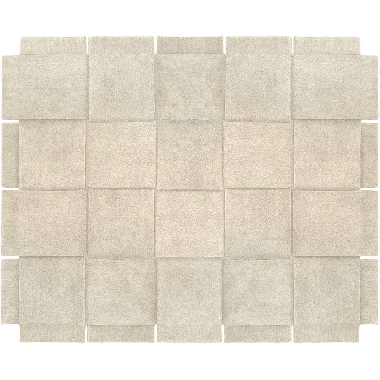 Design House Stockholm Basket Matta 245x300 Cm - Enfärgade mattor Ull Beige