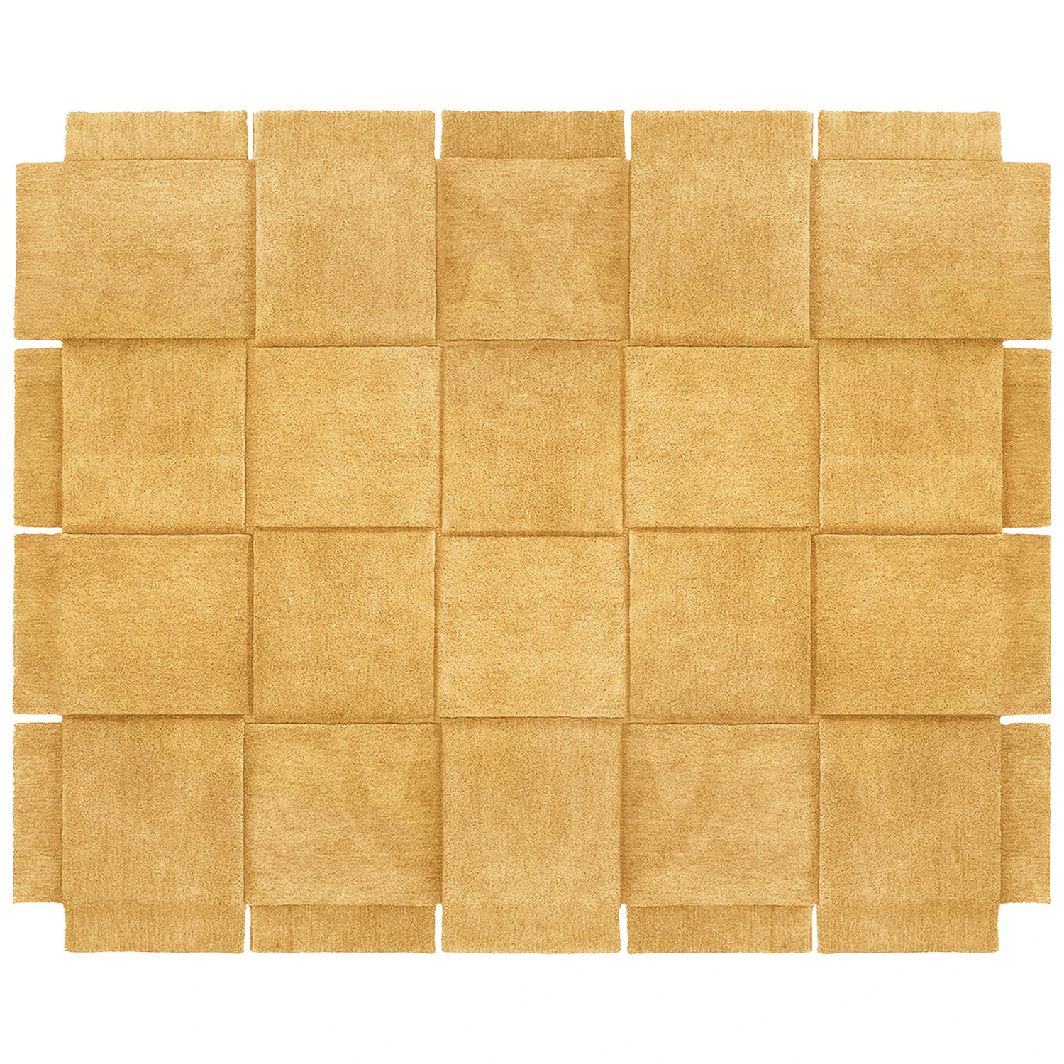Design House Stockholm Basket Matta 245x300 Cm - Enfärgade mattor Ull Yellow Ochre
