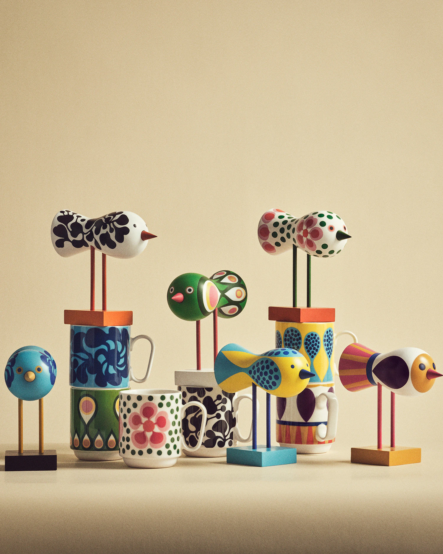 Design House Stockholm Birds 1967 Mugg 35 Cl No., multi från Design House Stockholm, bild 2