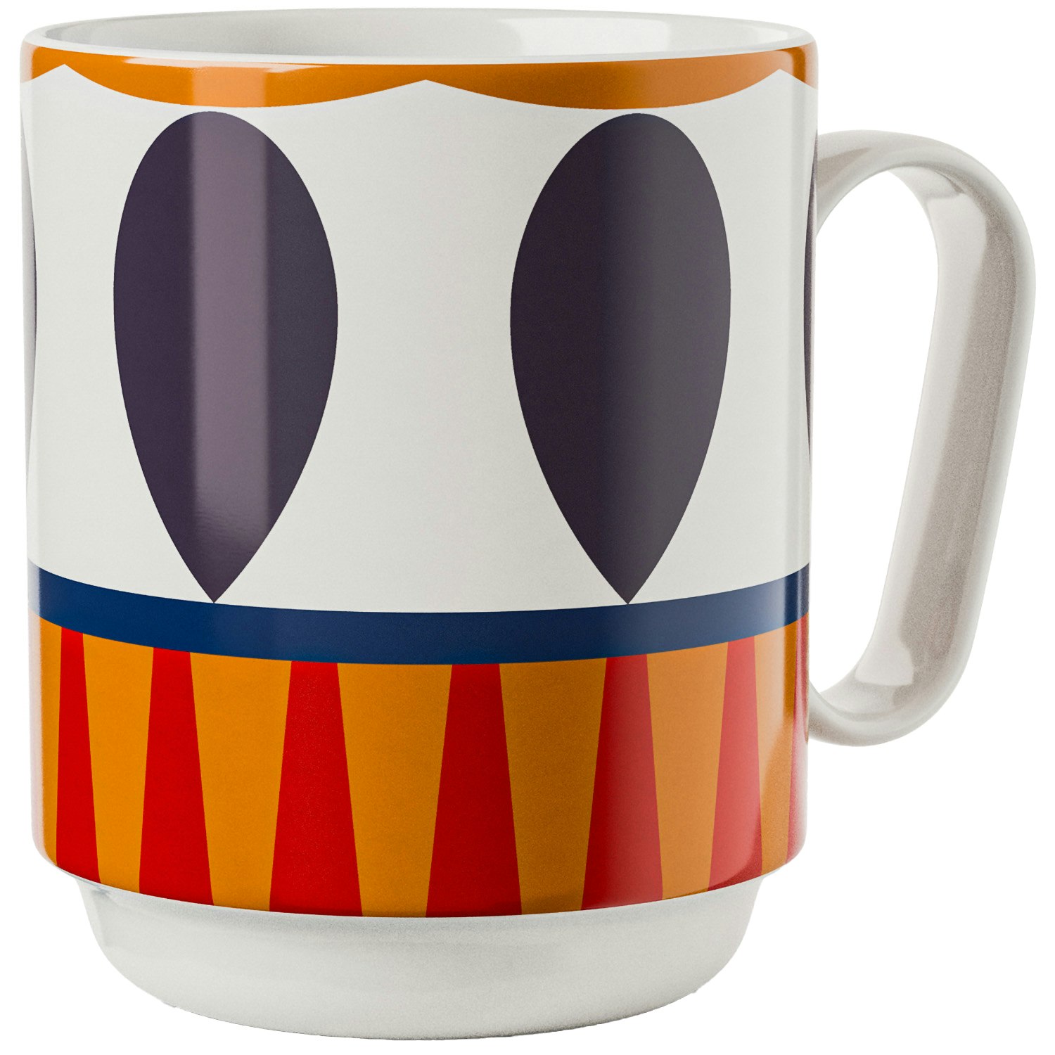 Design House Stockholm Birds 1967 Mugg 35 Cl No. 1 - Kaffekoppar New Bone Porslin Multi