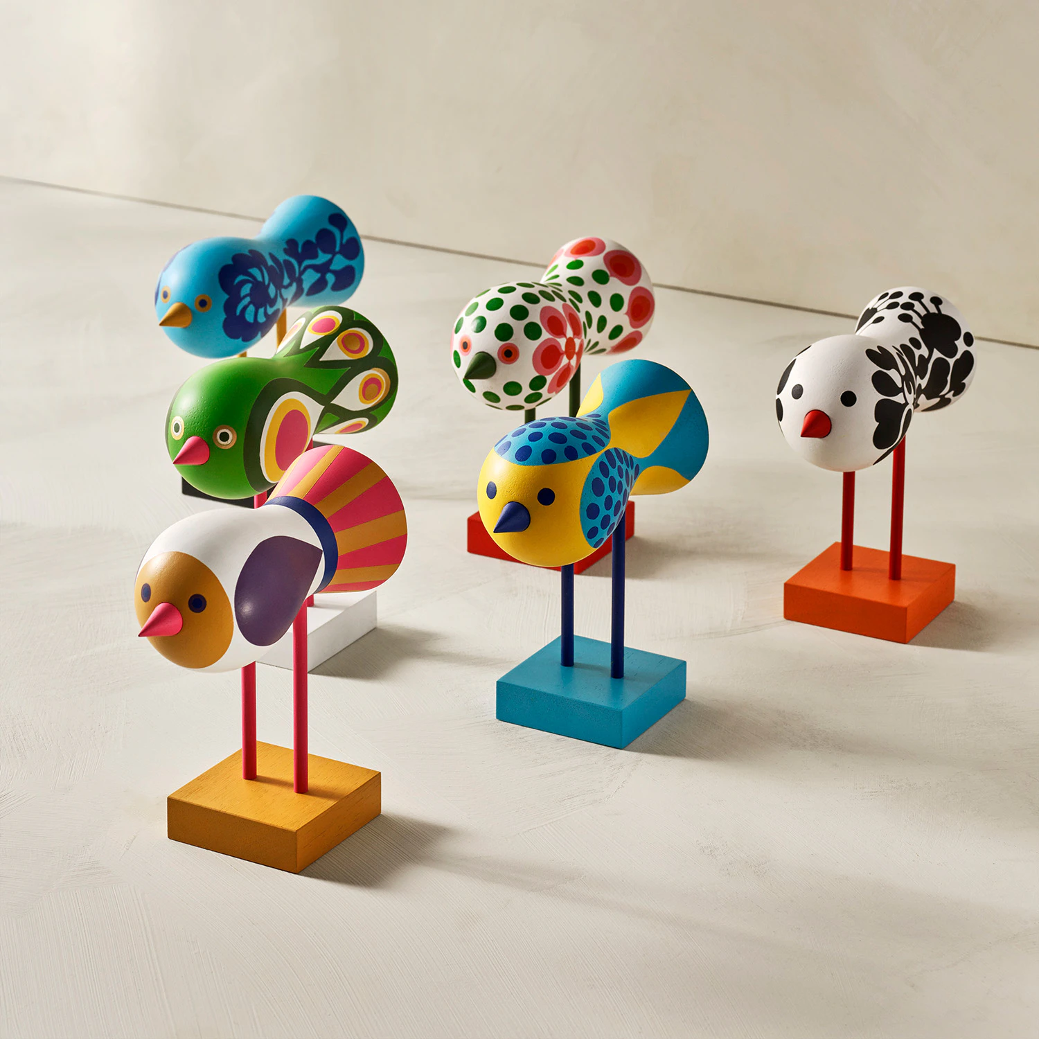 Design House Stockholm Birds 1967 Träfigur No., grön från Design House Stockholm, bild 2