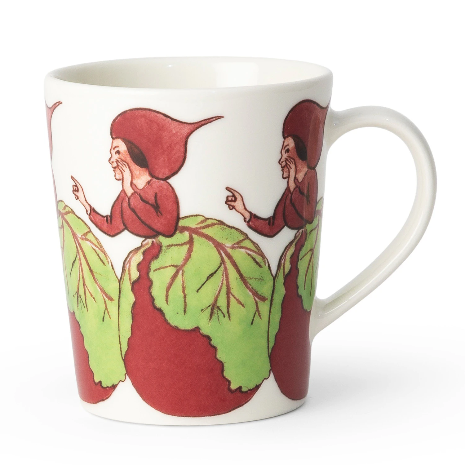 Design House Stockholm Elsa Beskow Mugg 28 Cl Mrs Beetroot - Kaffekoppar Benporslin Multi