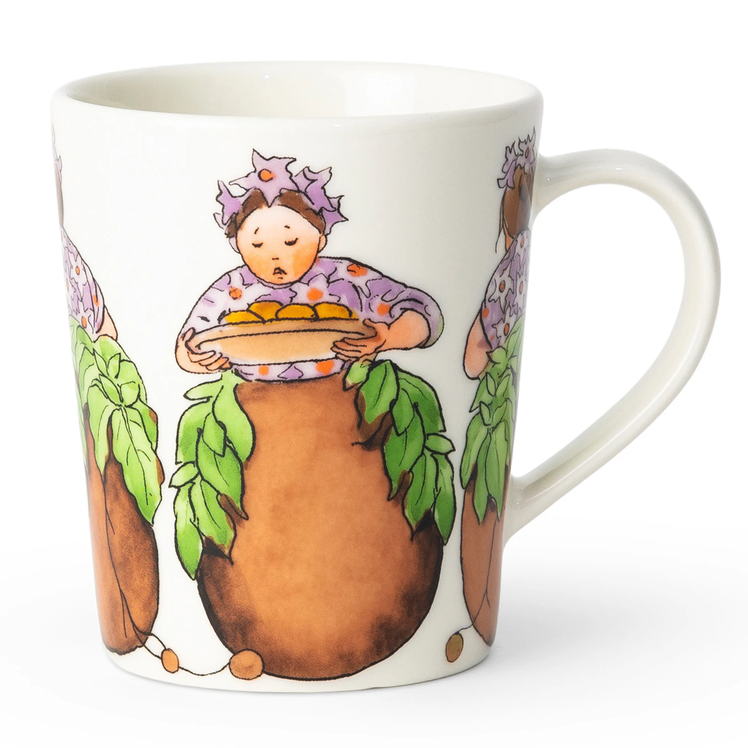 Design House Stockholm Elsa Beskow Mugg 28 Cl Mrs Potato - Kaffekoppar Benporslin Multi