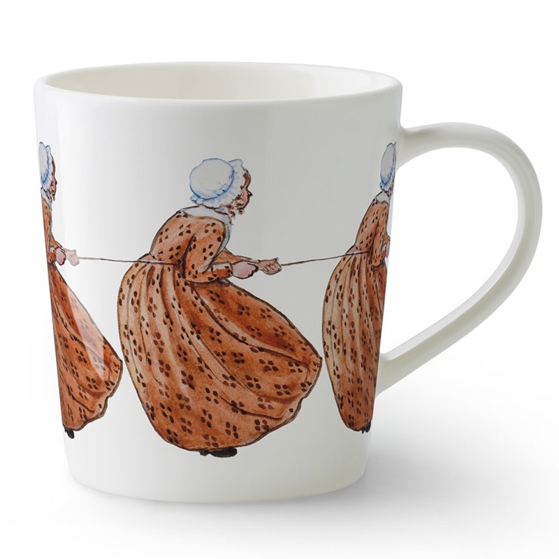 Elsa Beskow Mugg 40 cl, Tant Brun