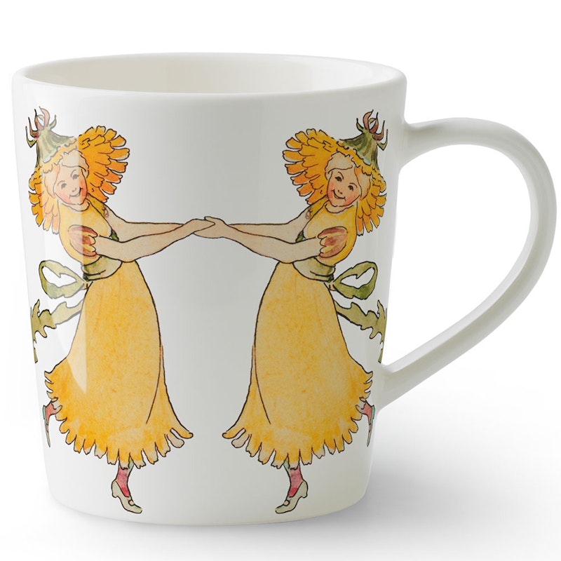 Elsa Beskow Mugg Med Öra 40 cl, Maskrosor