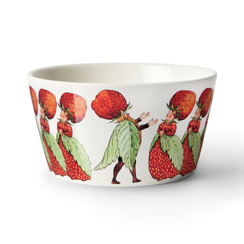 Elsa Beskow Skål 50 cl, Jordgubbsfamiljen
