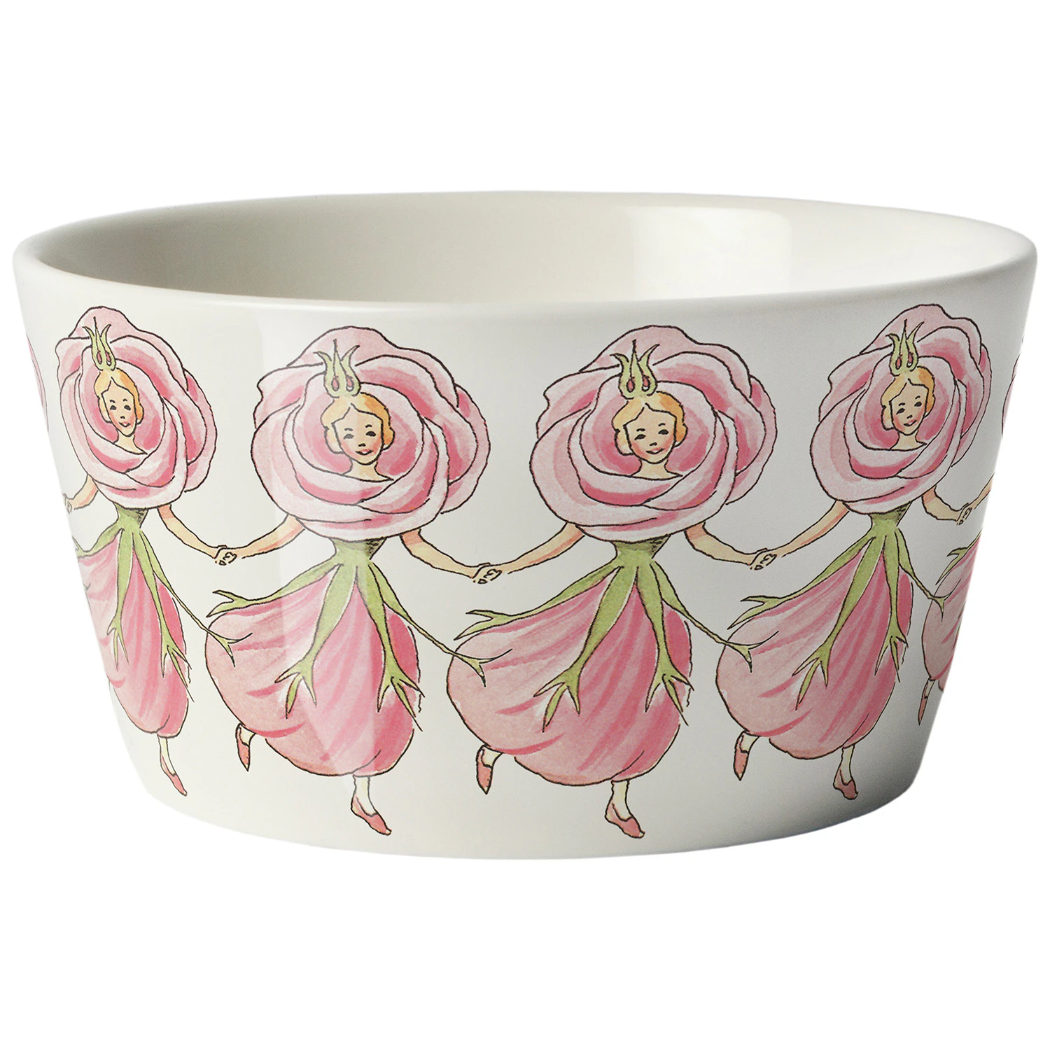 Design House Stockholm Elsa Beskow Sk&aring;l 50 Cl Rose - Dessertsk&aring;lar Benporslin Rosa