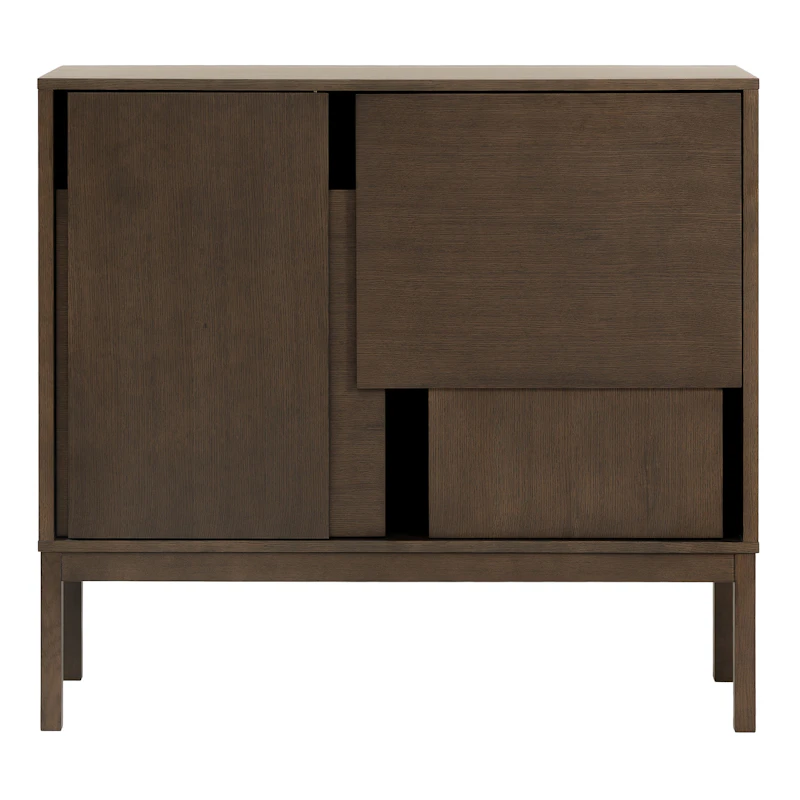 Layer Skänk 40x120 cm, Mörk Ek