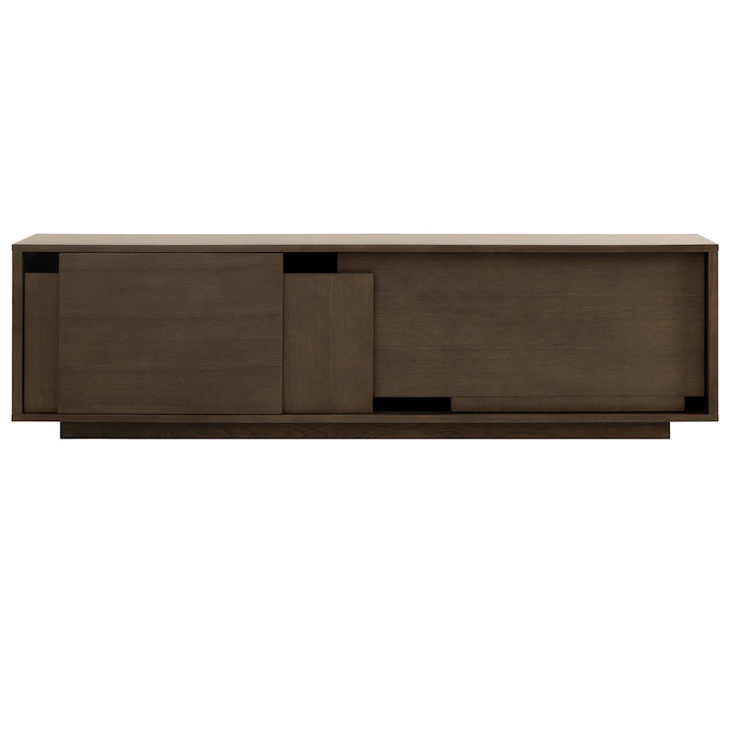 Layer Skänk 180x38 cm, Mörk Ek