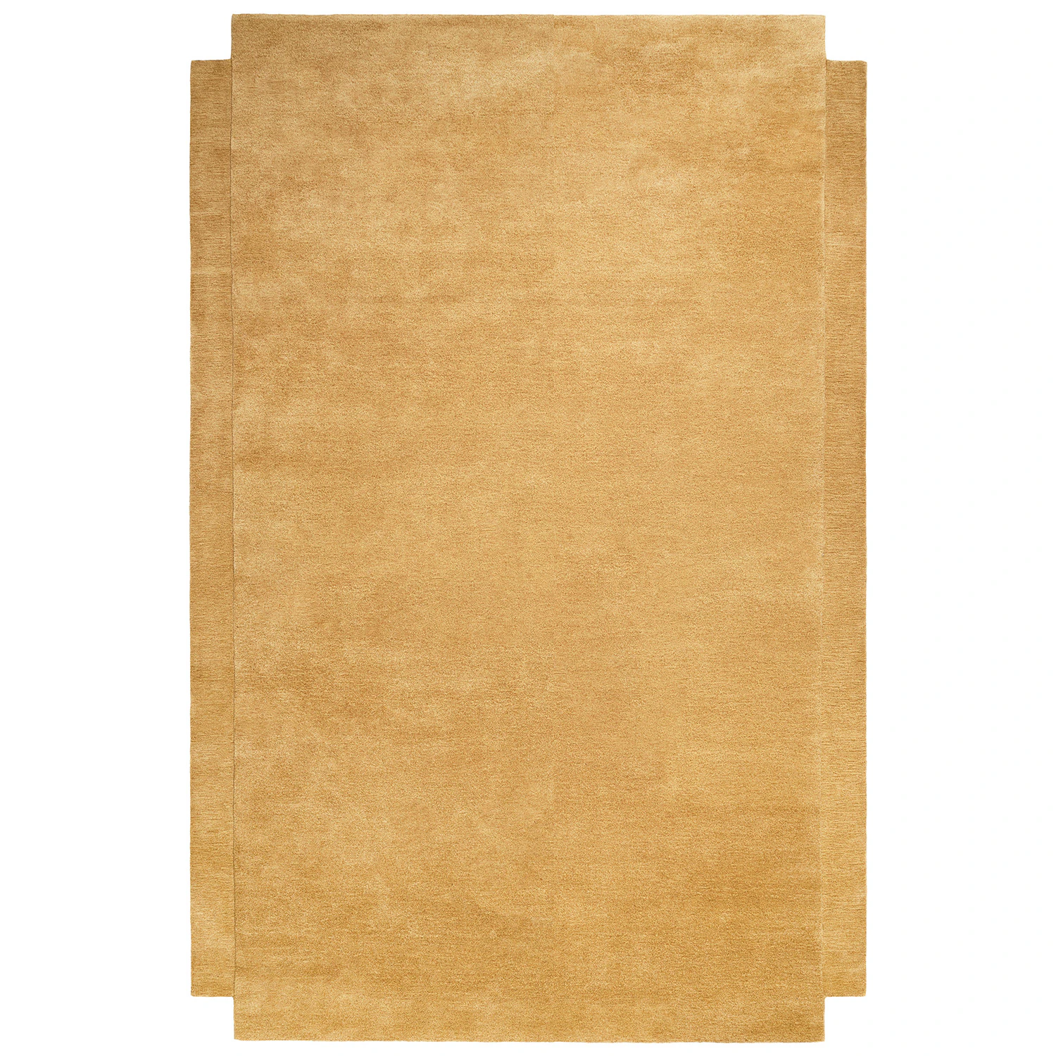 Design House Stockholm Level matta 200x300 Cm - Enfärgade mattor Ull Yellow Ochre