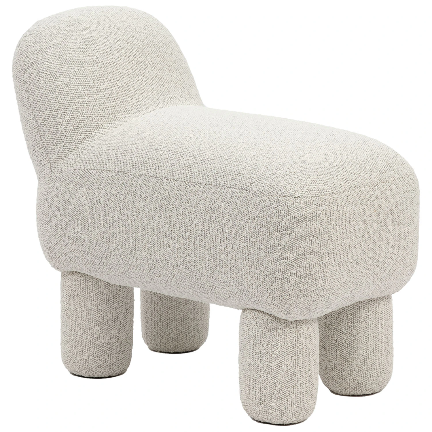 Design House Stockholm Lulu Sittpuff - Sitts&auml;ckar & Sittpuffar Boucl&eacute; Cream