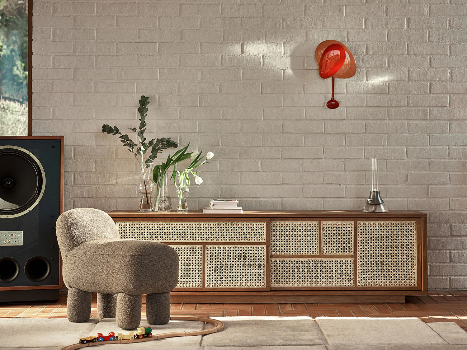 Design House Stockholm Lulu Sittpuff, brun från Design House Stockholm, bild 6