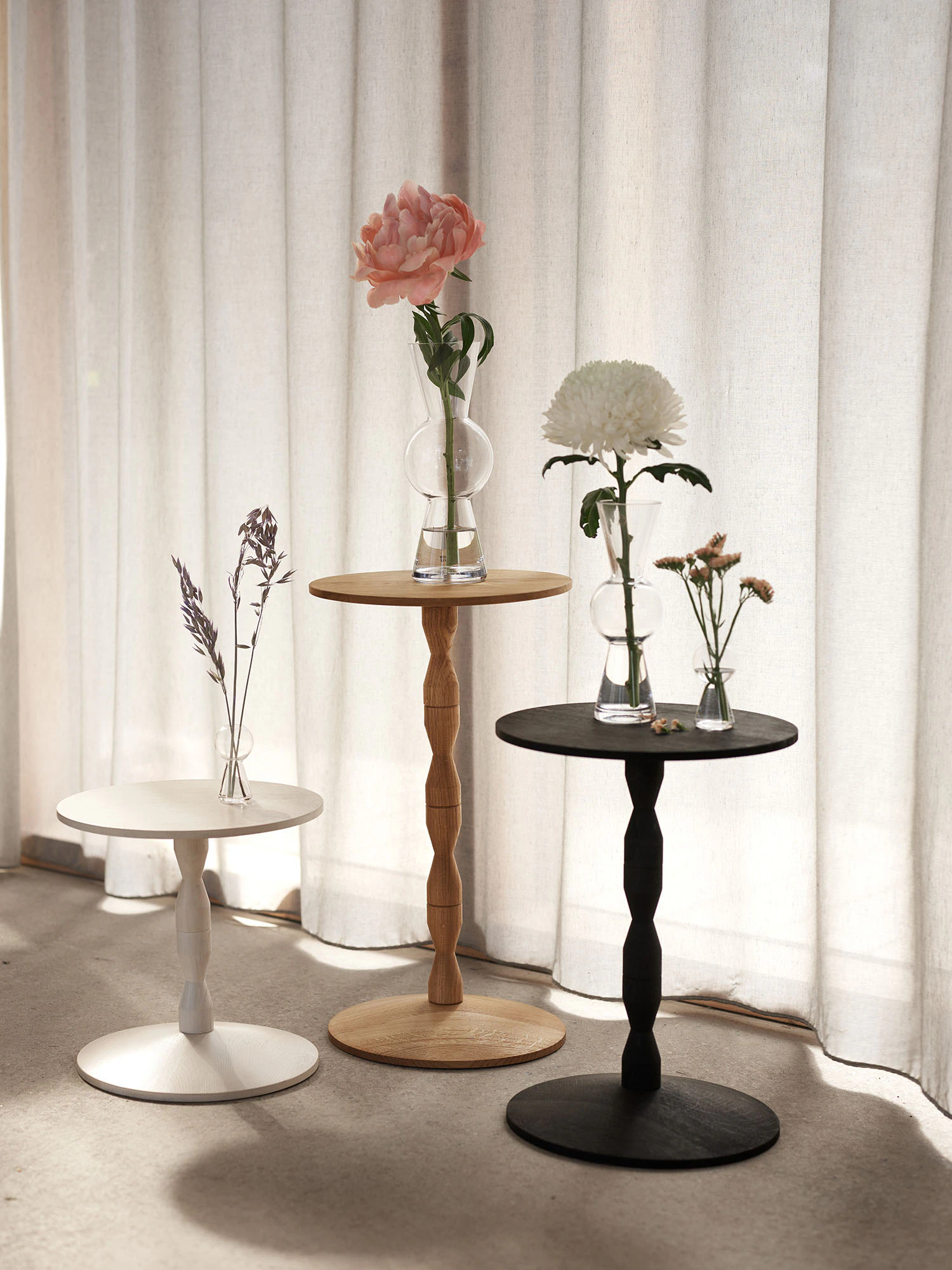 Design House Stockholm Pedestal Sidobord, ek från Design House Stockholm, bild 2