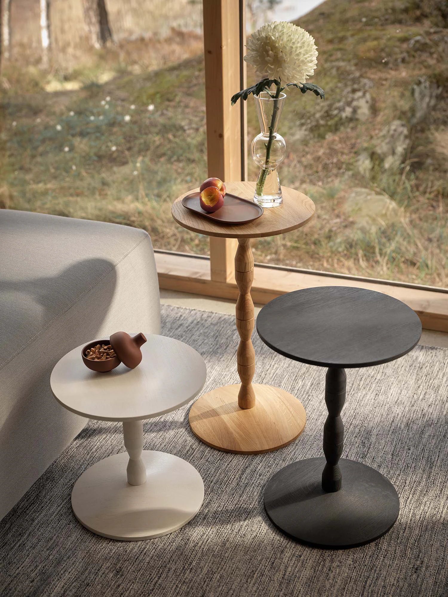 Design House Stockholm Pedestal Sidobord, ek från Design House Stockholm, bild 6