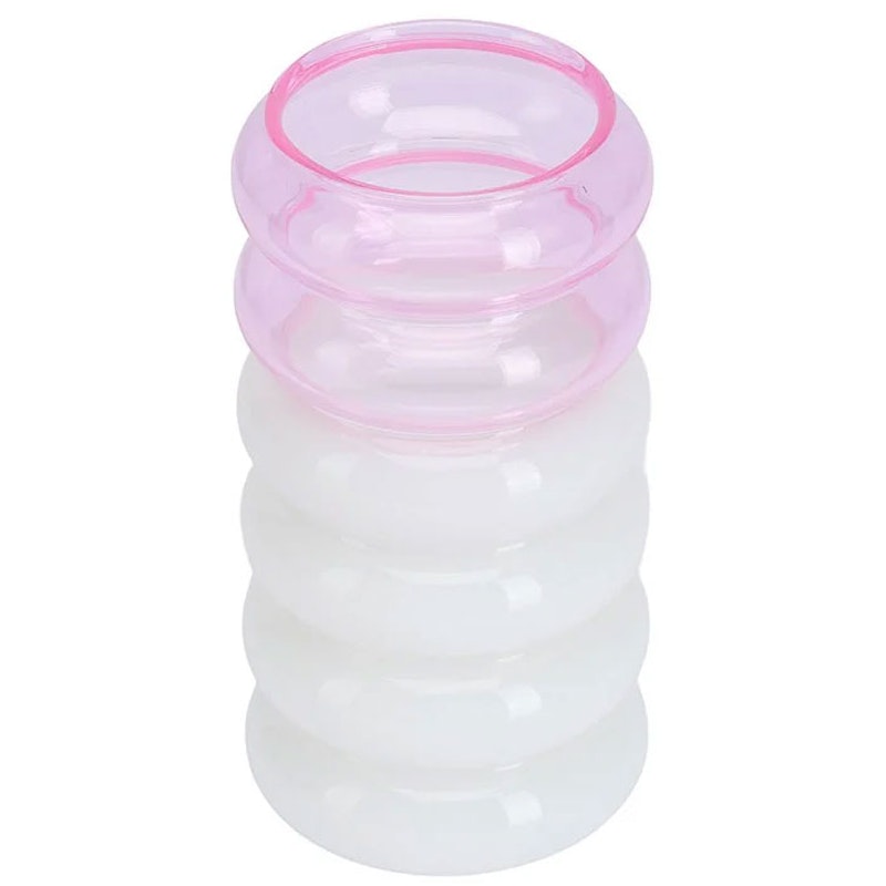 Bubble Vas & Ljusstake 2-in-1, Rosa