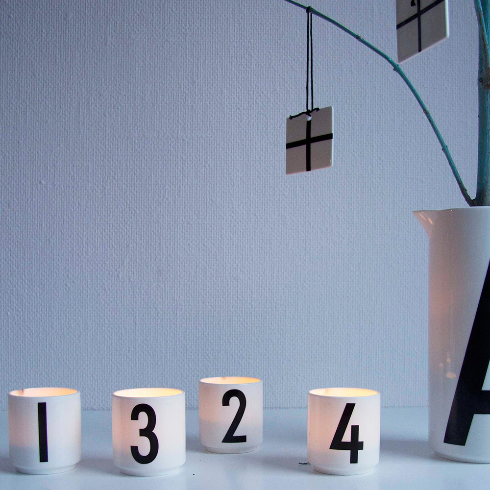 Design Letters Espressokoppar 4-pack, vit från Design Letters, bild 3