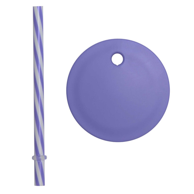 Lock Med Sugrör Till Kids Coloured Eco Dricksglas, Blå