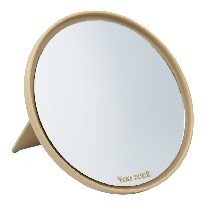 Mirror Bordsspegel 21 cm, Beige