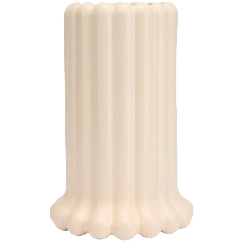 Tubular Vas 24 cm, Beige